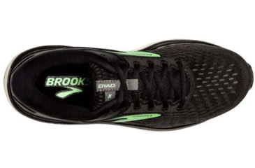 Image of Brooks Dyad 11 Running Shoes - Womens, Extra Wide, Black/Ebony/Green, 7.5, 1203122E082.075