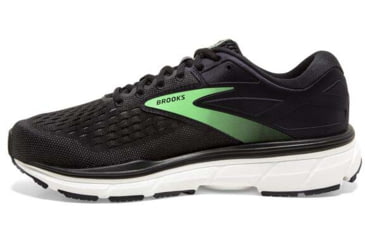 Image of Brooks Dyad 11 Running Shoes - Womens, Extra Wide, Black/Ebony/Green, 7.5, 1203122E082.075