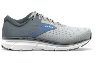 Image of Brooks Dyad 11 Running Shoes - Womens, Wide, Grey/White/Blue, 10.0, 1203121D065.100