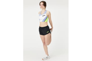 Image of Brooks Elite Crop - Womens, Mavericks Gradient Print, M, 221538471.030