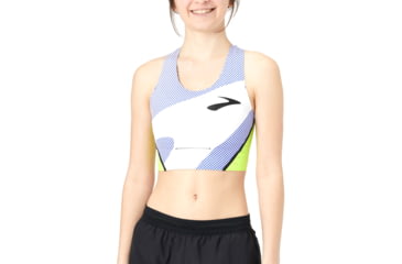 Image of Brooks Elite Crop - Womens, Mavericks Gradient Print, M, 221538471.030