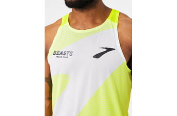 Image of Brooks Elite Singlet - Mens, Beasts Gradient Print, S, 211392780.025