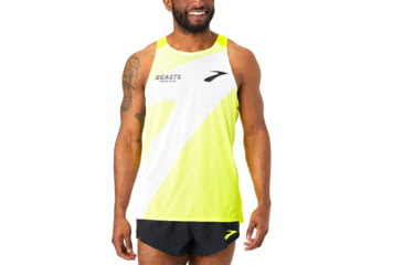 Image of Brooks Elite Singlet - Mens, Beasts Gradient Print, S, 211392780.025