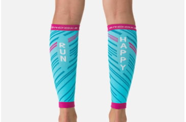 Image of Brooks Fanatic Calf Sleeve, Turquoise/Fuschia, Turquoise/Fuschia, Medium 741545-Turquoise/Fuschia-M