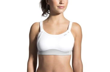 Image of Brooks Fiona Bra, Sterling/White, 30 B, 350064-Sterling/Wht-30-B