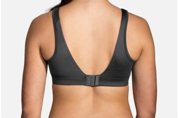 Image of Brooks Fiona Bra - Womens, Black/Asphalt, 32-D, 350064019.0321D