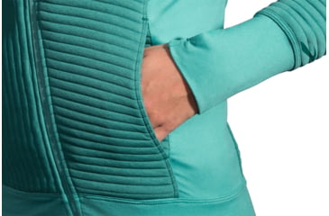 Image of Brooks Fly-By Hoodie - Womens, Teal, L, 221379426.035