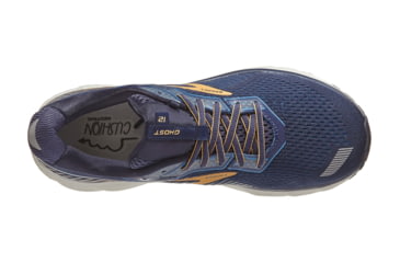 Image of Brooks Ghost 12 - Mens, Navy/Deep Water/Gold, Medium, 8.5, 1103161D489.085