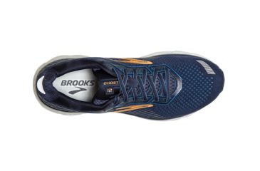 Image of Brooks Ghost 12 Road Running Shoe - Mens, Navy/Deep Water/Gold, 9D, 1103161D489.090
