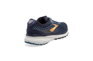 Image of Brooks Ghost 12 Road Running Shoe - Mens, Navy/Deep Water/Gold, Narrow, 8.0, 1103161B489.080