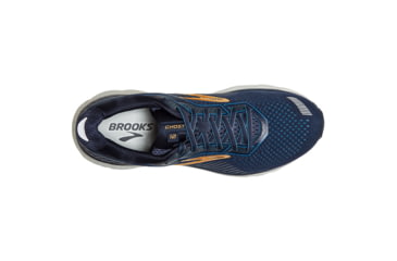 Image of Brooks Ghost 12 Road Running Shoe - Mens, Navy/Deep Water/Gold, Narrow, 8.0, 1103161B489.080