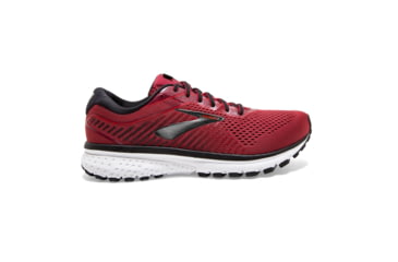 Image of Brooks Ghost 12 Road Running Shoe - Mens, Red/Biking Red/Black, Medium, 7.0, 1103161D661.070