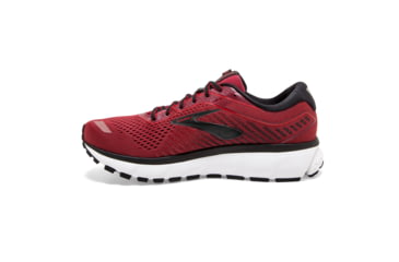 Image of Brooks Ghost 12 Road Running Shoe - Mens, Red/Biking Red/Black, Medium, 7.0, 1103161D661.070