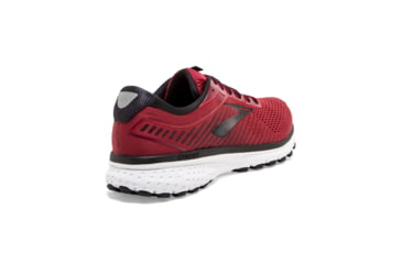 Image of Brooks Ghost 12 Road Running Shoe - Mens, Red/Biking Red/Black, Medium, 7.0, 1103161D661.070
