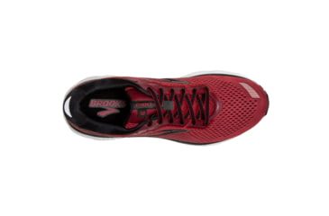 Image of Brooks Ghost 12 Road Running Shoe - Mens, Red/Biking Red/Black, Medium, 7.0, 1103161D661.070