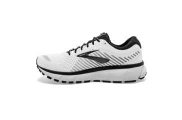 Image of Brooks Ghost 12 Road Running Shoe - Mens, White/Grey/Black, Medium, 7.0, 1103161D175.070