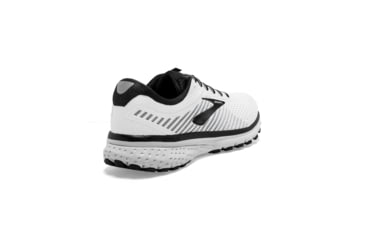 Image of Brooks Ghost 12 Road Running Shoe - Mens, White/Grey/Black, Medium, 7.0, 1103161D175.070