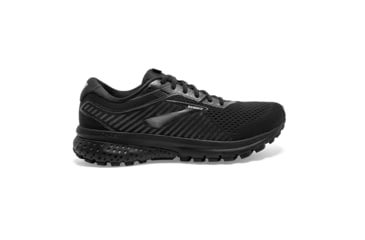 Image of Brooks Ghost 12 Road Running Shoe - Womens, Black/Grey, Medium, 5.0, 1203051B040.050
