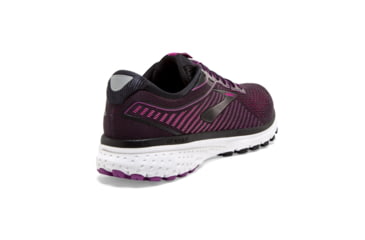 Image of Brooks Ghost 12 Road Running Shoe - Womens, Black/Hollyhock/Pink, 7B, 1203051B063.070