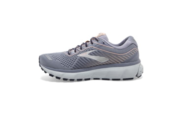 Image of Brooks Ghost 12 Road Running Shoe - Womens, Granite/Peacoat/Peach, Medium, 12.0, 1203051B086.120