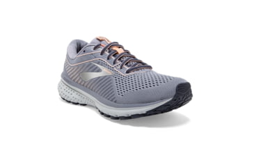 Image of Brooks Ghost 12 Road Running Shoe - Womens, Granite/Peacoat/Peach, Medium, 12.0, 1203051B086.120