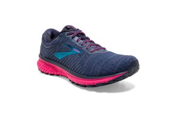 Image of Brooks Ghost 12 Road Running Shoe - Womens, Navy/Majolica/Beetroot, 6.5B, 1203051B414.065