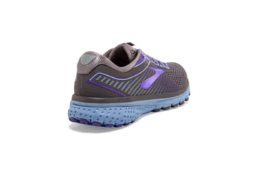 Image of Brooks Ghost 12 Road Running Shoe - Womens, Shark/Violet/Bel Air Blue, Medium, 5.0, 1203051B097.050