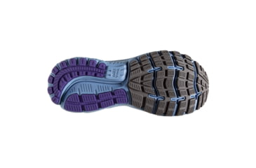 Image of Brooks Ghost 12 Road Running Shoe - Womens, Shark/Violet/Bel Air Blue, Medium, 5.0, 1203051B097.050