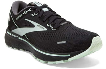 Image of Brooks Ghost 14 GTX Running Shoes - Womens, Medium, Black/Blackened Pearl/Aquaglass, 6.5, 1203551B015.065