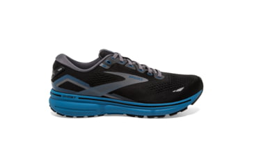 Image of Brooks Ghost 15 Running Shoes - Mens, Black/Blackened Pearl/Blue, 10.0, 1103931D056.100