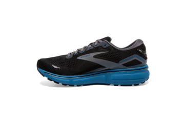 Image of Brooks Ghost 15 Running Shoes - Mens, Black/Blackened Pearl/Blue, 10.0, 1103931D056.100