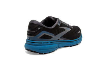 Image of Brooks Ghost 15 Running Shoes - Mens, Black/Blackened Pearl/Blue, 10.0, 1103931D056.100