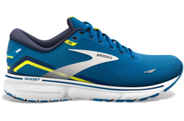 Image of Brooks Ghost 15 Running Shoes - Mens, Blue/Nightlife/White, 9.5, 1103931D482.095