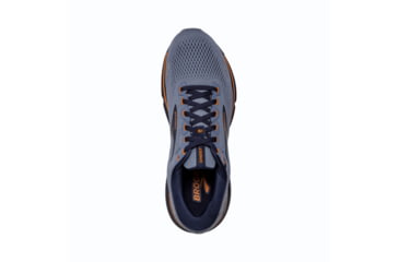 Image of Brooks Ghost 15 Running Shoes - Mens, Flintstone/Peacoat/Oak, 9.0, 1103931D025.090