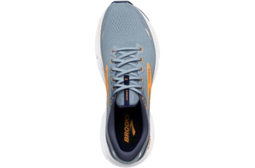 Image of Brooks Ghost 15 Running Shoes - Mens, Flintstone/Peacoat/Orange Pop, 8.5, 1103931D417.085