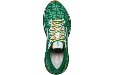 Image of Brooks Ghost 15 Running Shoes - Mens, Green/White/Orange, 10.0, 1103931D371.100