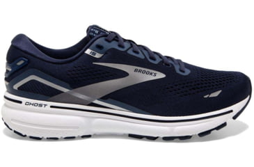 Image of Brooks Ghost 15 Running Shoes - Mens, Peacoat/Blue/Silver, 10.0, 1103931D469.100