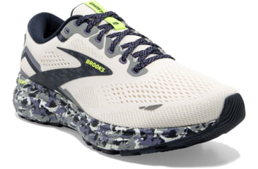 Image of Brooks Ghost 15 Running Shoes - Mens, WhisperWhite/Eclipse/Nightlife, 7.0, 1103931D152.070