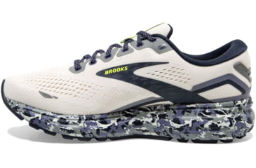 Image of Brooks Ghost 15 Running Shoes - Mens, WhisperWhite/Eclipse/Nightlife, 7.0, 1103931D152.070
