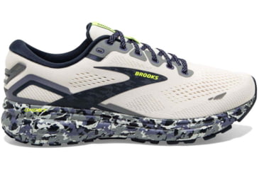 Image of Brooks Ghost 15 Running Shoes - Mens, WhisperWhite/Eclipse/Nightlife, 7.0, 1103931D152.070