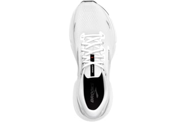 Image of Brooks Ghost 15 Running Shoes - Mens, White/Black/Flame, 15.0, 1103931D184.150