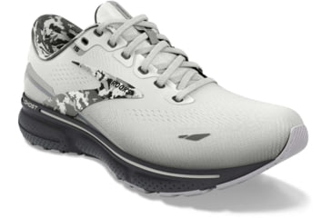 Image of Brooks Ghost 15 Running Shoes - Mens, White/Ebony/Oyster, 12.0, 1103931D149.120
