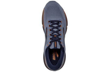 Image of Brooks Ghost 15 Running Shoes - Mens, Wide, Flintstone/Peacoat/Oak, 9.0, 1103932E025.090