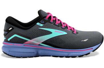 Image of Brooks Ghost 15 Running Shoes - Womens, Medium, Black/Blue/Aruba, 10.0, 1203801B079.100