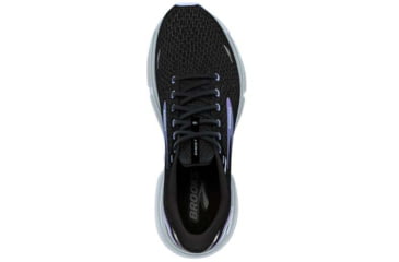Image of Brooks Ghost 15 Running Shoes - Womens, Medium, Black/Jacaranda/Salt, 6.0, 1203801B011.060
