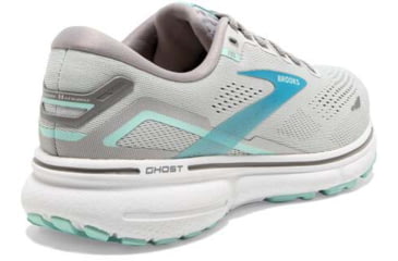Image of Brooks Ghost 15 Running Shoes - Womens, Medium, Grey/Blackened Pearl/Blue, 10.0, 1203801B085.100