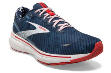 Image of Brooks Ghost 15 Running Shoes - Mens, Titan/White/Peacoat, 12.0, 1103931D449.120
