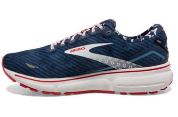 Image of Brooks Ghost 15 Running Shoes - Mens, Titan/White/Peacoat, 12.0, 1103931D449.120