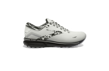 Image of Brooks Ghost 15 Running Shoes - Womens, Medium, White/Ebony/Oyster, 9.5, 1203801B149.095