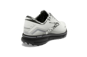 Image of Brooks Ghost 15 Running Shoes - Womens, Medium, White/Ebony/Oyster, 9.5, 1203801B149.095